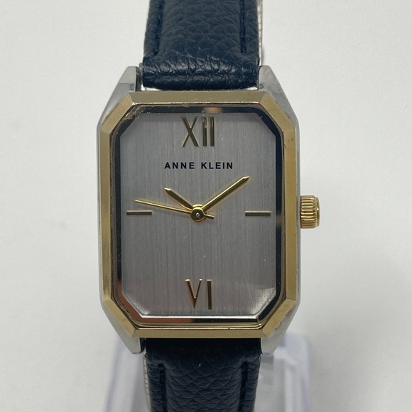 Anne Klein Accessories - Anne Klein Women's Tank Watch 24mm Gold Silver Two Tone 30M WR New Battery 8"
